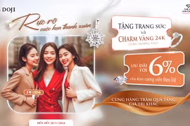 DOJI và Thế Giới Kim Cương tặng trang sức cho cuộc hẹn thanh xuân tháng 11