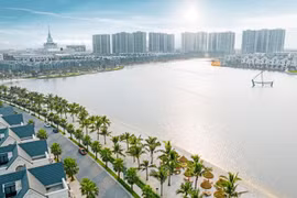 “Bộ tứ sắc xanh” độc đáo có 1-0-2 của thành phố biển hồ Vinhomes Ocean Park