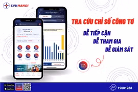 Cách thức giúp khách hàng của EVNHANOI tra cứu và tăng cường kiểm soát lượng điện tiêu thụ