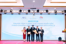 Trung tâm y học thể thao Vinmec được công nhận xuất sắc theo chuẩn châu Á