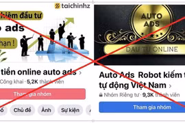 Cảnh báo dấu hiệu tội phạm hình sự của ứng dụng Auto Ads