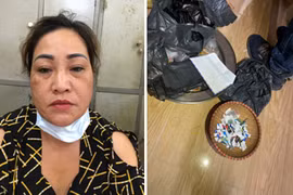 Người đàn bà ‘đi dạo’ và ‘cất chơi’ tại nhà cả trăm gói heroin