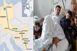 Hành trình tị nạn 2365km từ Syria sang Đức của cậu bé 5 tuổi