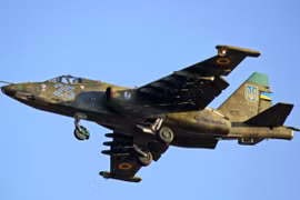 Máy bay chiến đấu Su-25 của Ukraine rơi ở miền đông, phi công thiệt mạng