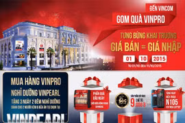 Mua hàng VinPro tặng vé nghỉ dưỡng Vinpearl