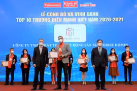 Masterise Homes được vinh danh Top 10 Thương hiệu mạnh Việt Nam 2021