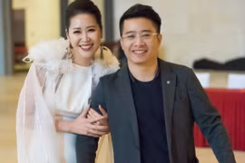Dương Thùy Linh hạnh phúc được chồng đón sau khi "chạy show"