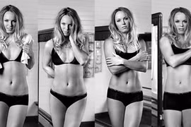 Wozniacki “nóng bỏng” cùng nội y