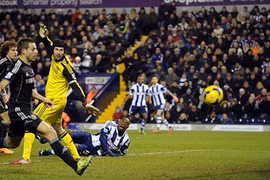 Chelsea có nguy cơ mất ngôi đầu
