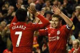 Liverpool đánh tennis trên sân Anfield