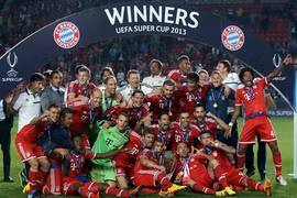 Bayern Munich giành danh hiệu Siêu Cúp châu Âu