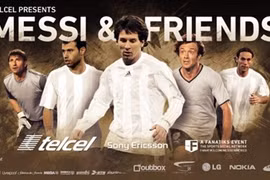 Messi mời 35 siêu sao đá từ thiện