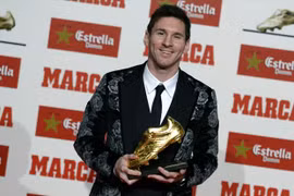 Messi giành giải Chiếc giày vàng