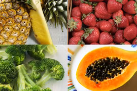 Một số rau quả nhiều vitamin C hơn cam