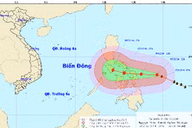 Siêu bão Hapugit đe dọa Biển Đông
