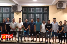 Triệt phá ổ nhóm khai thác cát trái phép trên tuyến sông Đuống