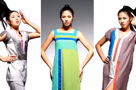 Ngọc Hân “khoe” tài thiết kế thời trang