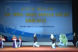 Liên hoan ca múa nhạc công nhân viên chức lao động Thủ Đô năm 2012