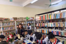 Khai trương thư viện Búp Sen Xanh