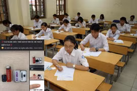 Phát hiện hai trường hợp thi hộ, nhận diện các thiết bị gian lận để phòng ngừa