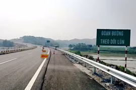 Đã phát hiện sụt lún trước khi thông xe cao tốc Hà Nội - Lào Cai