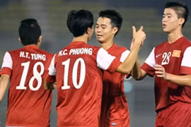 Đội hình thiện chiến của U19 VN chia điểm đáng tiếc với Tuyển SV Kansai