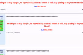 “Lách” luật để có giấy phép lái xe hạng A2 