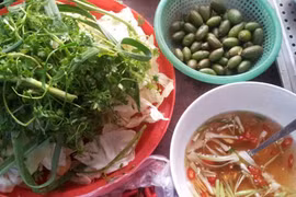 Lên Tây Bắc ăn nhót xanh cuốn bắp cải