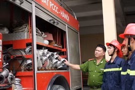 Thành phố luôn quan tâm nâng cao năng lực cho lực lượng PC&CC 