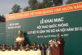 Hội thao quốc phòng vũ trang Bộ Tư lệnh Thủ đô năm 2013