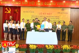 CATP Hà Nội ký kết thỏa thuận hợp tác với Bưu điện Hà Nội