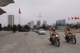  CSGT dẫn đoàn, xếp xe phục vụ IPU 132 phải đảm bảo tuyệt đối an toàn, đẹp mắt