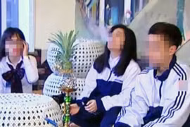 Phụ huynh đòi làm rõ sự thật clip học sinh hút shisha 
