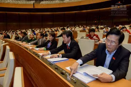 Các đoàn ĐBQH bỏ phiếu xem xét lùi thời hạn thi hành Bộ luật Hình sự 2015