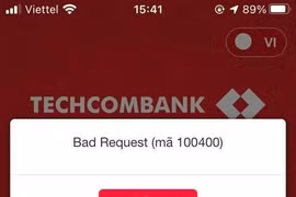 Ngân hàng điện tử Techcombank lại… tê liệt