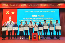 Bàn giao phương tiện phòng cháy, chữa cháy cho 23 điểm chữa cháy công cộng