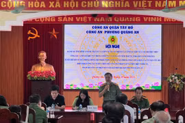 Công an phường Quảng An chủ động nhiều biện pháp đảm bảo an ninh trật tự địa bàn