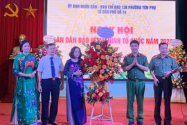 Nhiều cá nhân, tập thể được khen thưởng trong phong trào toàn dân bảo vệ an ninh Tổ quốc