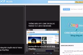 Yahoo! Blog đóng cửa, dân cư mạng chuyển "nhà" sang Zing