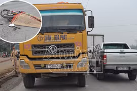 Bị xe tải chở vật liệu xây dựng đè, 1 phụ nữ chết thảm