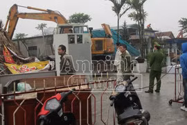 Cưỡng chế, giải phóng mặt bằng khu đất đường Trần Thái Tông