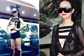Can Lộ Lộ tung chiêu khoe ngực mới