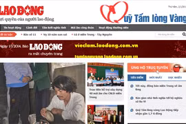 Báo Lao động ra mắt giao diện mới chuyên trang Tấm lòng vàng