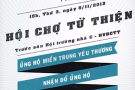 Hội chợ từ thiện: “Vì miền Trung yêu thương”