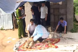 Hai cháu nhỏ bị chém dã man nhiều nhát, chết tại chỗ