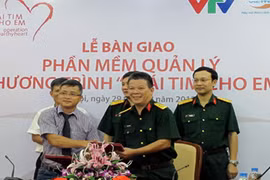 Quản lý chương trình “Trái tim cho em” bằng phần mềm