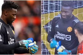 Vì sao thủ môn MU Onana dùng mỹ phẩm ở trận gặp Liverpool?