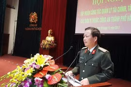 Làm tốt công tác quản lý tài chính, tài sản trong Công an Hà Nội