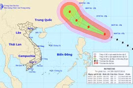 Xuất hiện siêu bão NEPARTAK ở Philippines