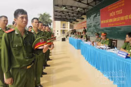 Sôi nổi hội thi CSKV CAQ Bắc Từ Liêm